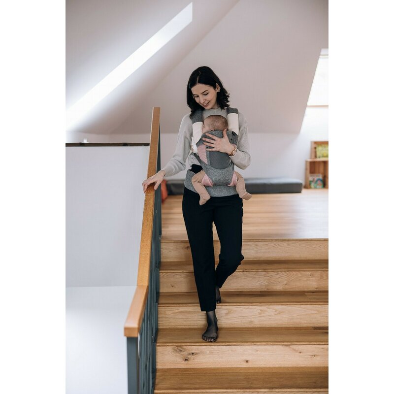 Marsupiu FreeON Carry Me 3-in-1 Gri-Roz - imagine 4