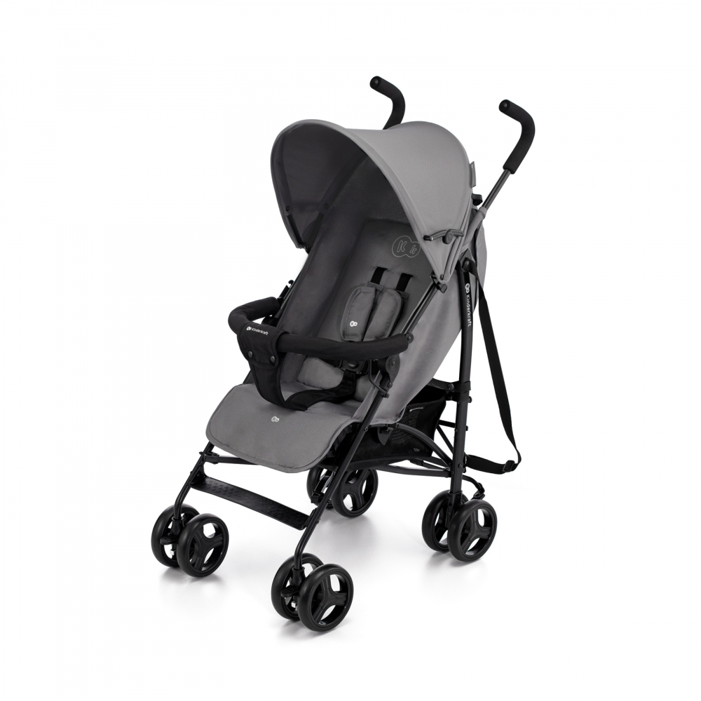 Carucior Kinderkraft TIK Stone Grey, Ușor 6.5kg
