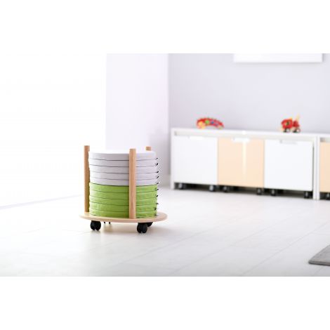 Set 5 Perne Rotunde 35 cm Verde Moje Bambino - imagine 6