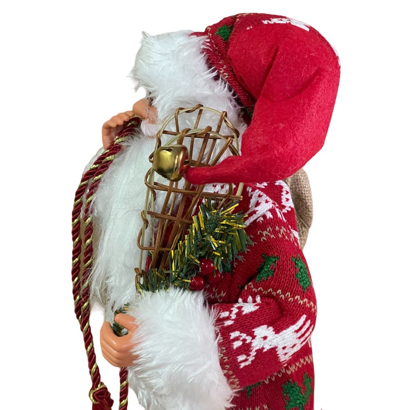 Mos Craciun Procart 45cm Figurina Reni - imagine 10