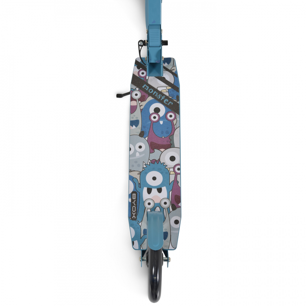 Byox Monster Blue - Trotineta cu LED pentru Copii 6+ - imagine 3