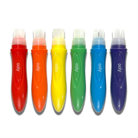Ooly Easy Squeezy Pensule Vopsea Set 6 Culori - imagine 6