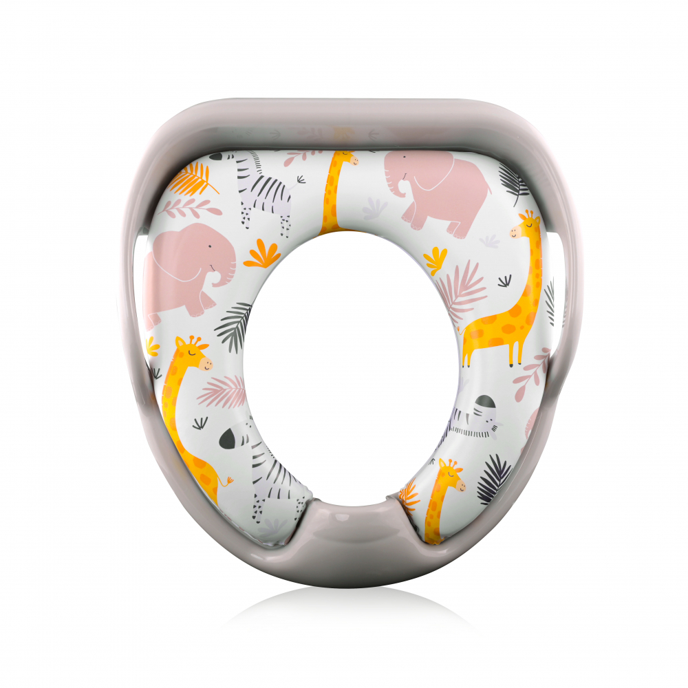 Reductor Toaletă Lorelli cu Manere Grey Animals