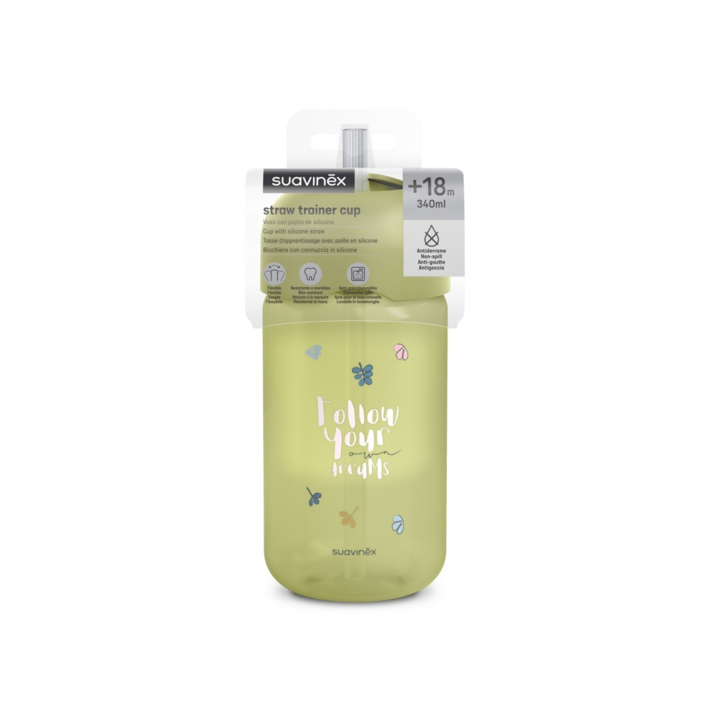 Suavinex Bears Sticlă Apă Anti-Picurare 340ml - imagine 2