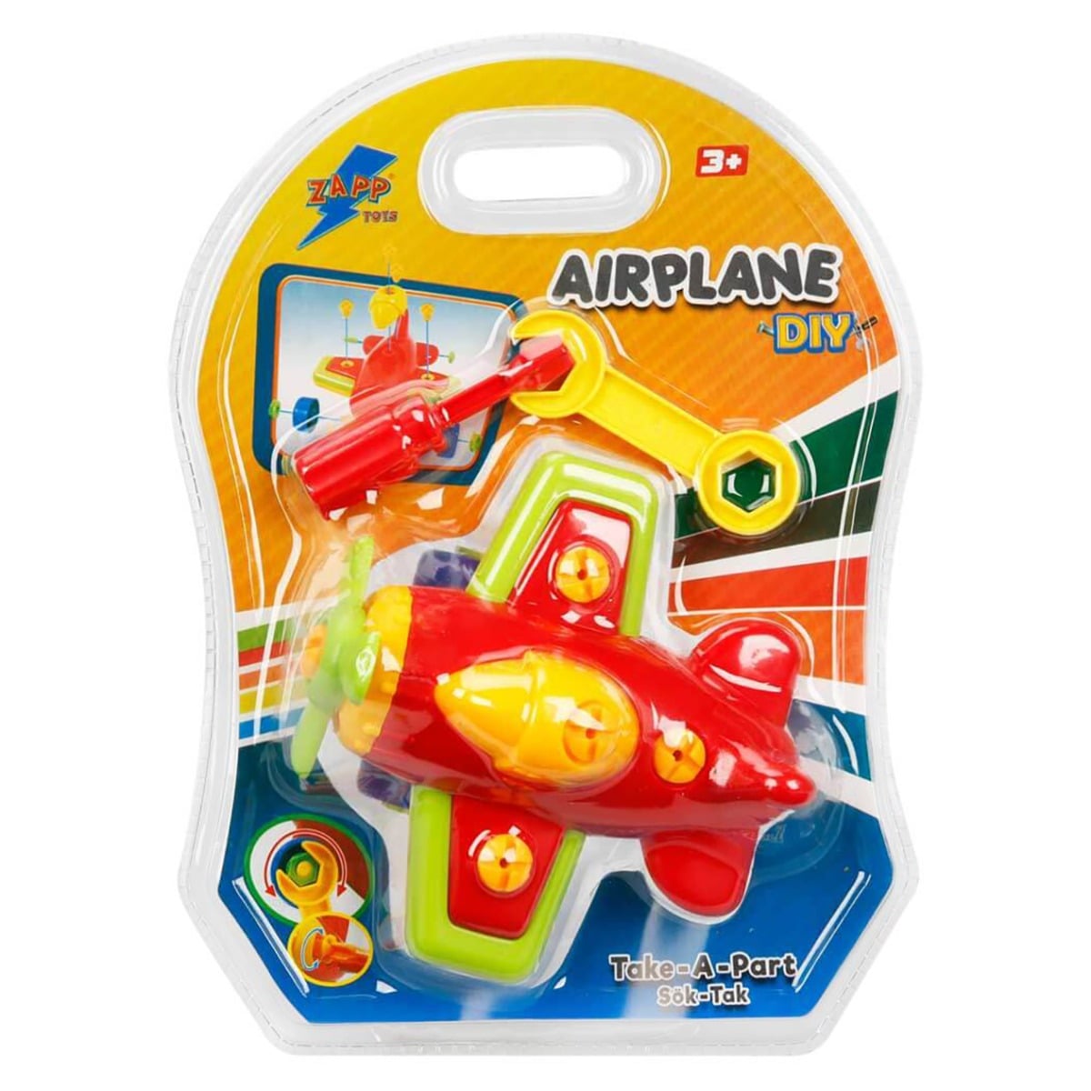 Set asamblat avion Zapp Toys | Educativ 3 ani+