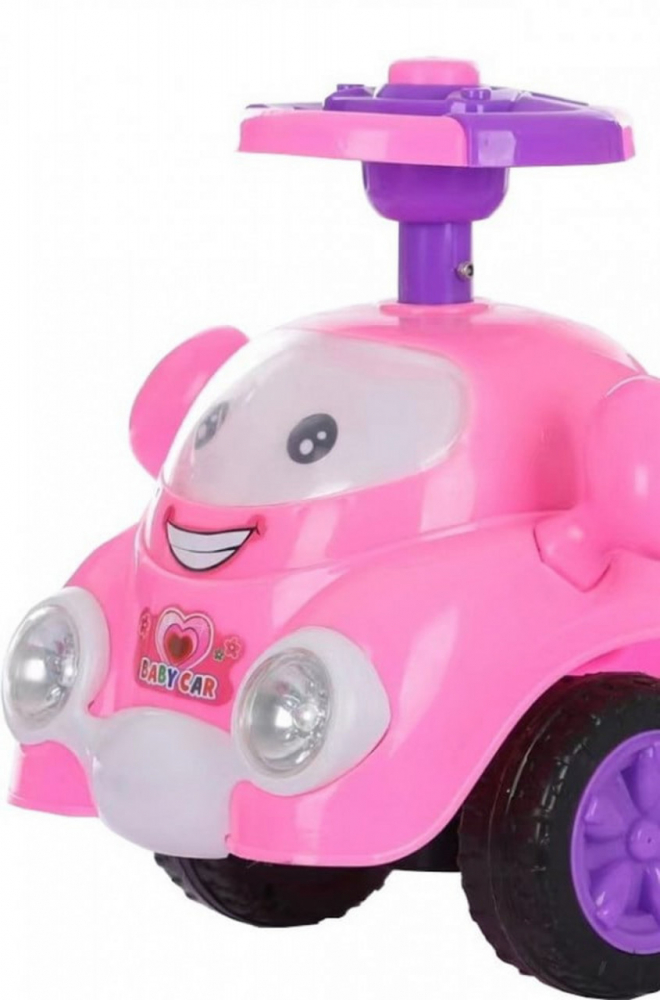 Novokids Super Happy Car Roz | Masinuta Muzicala