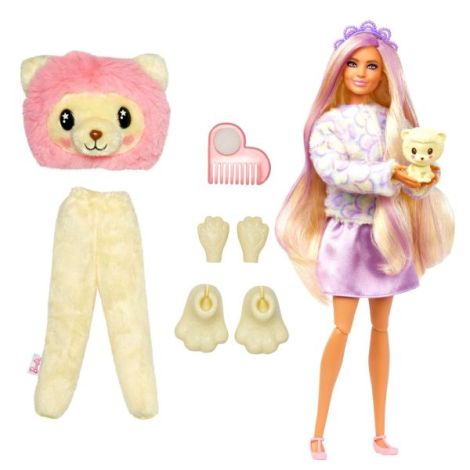 Barbie Cutie Reveal Leu - 10 Surprize Mattel - imagine 3