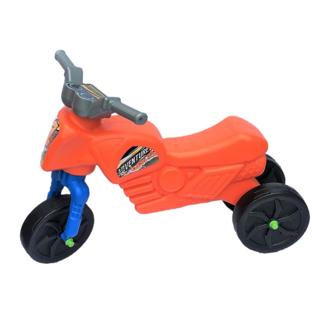 Tricicleta Echilibru Burak Toys, Portocalie, Fara Pedale