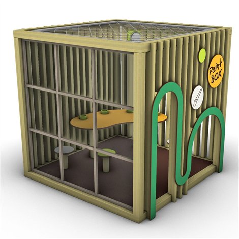 Play Box 1 - Spațiu Joacă Modular pentru 8 Copii - imagine 3
