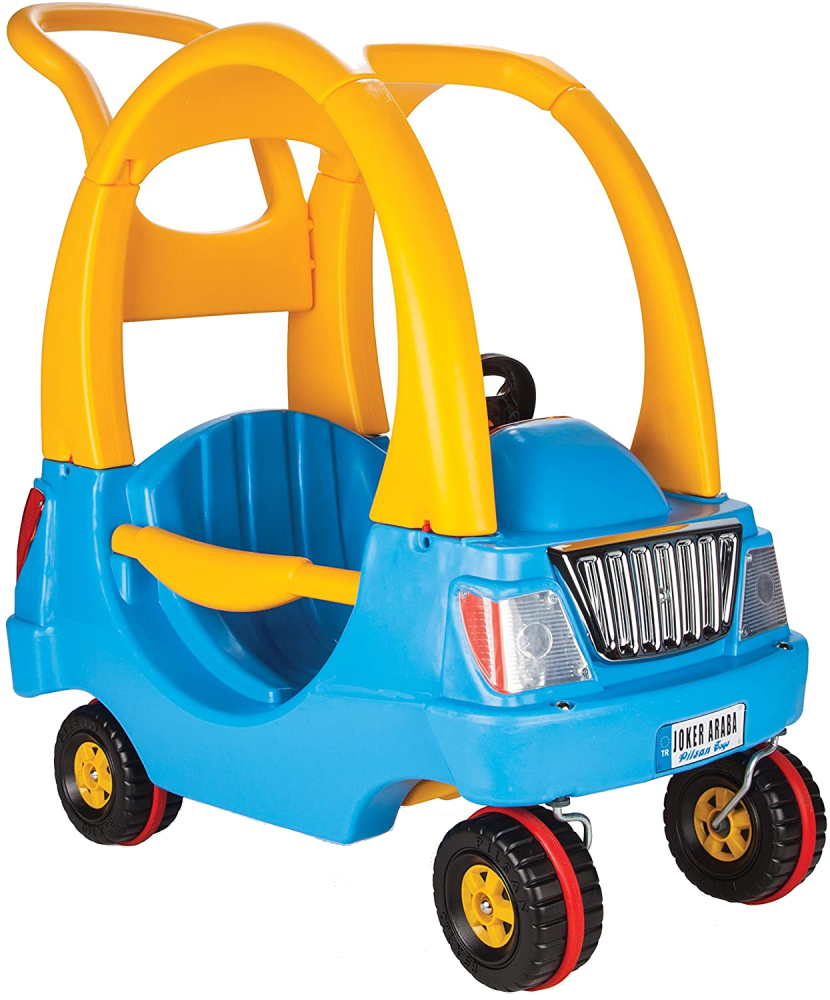 Masinuta Pilsan Joker Car Blue cu maner parental - imagine 4