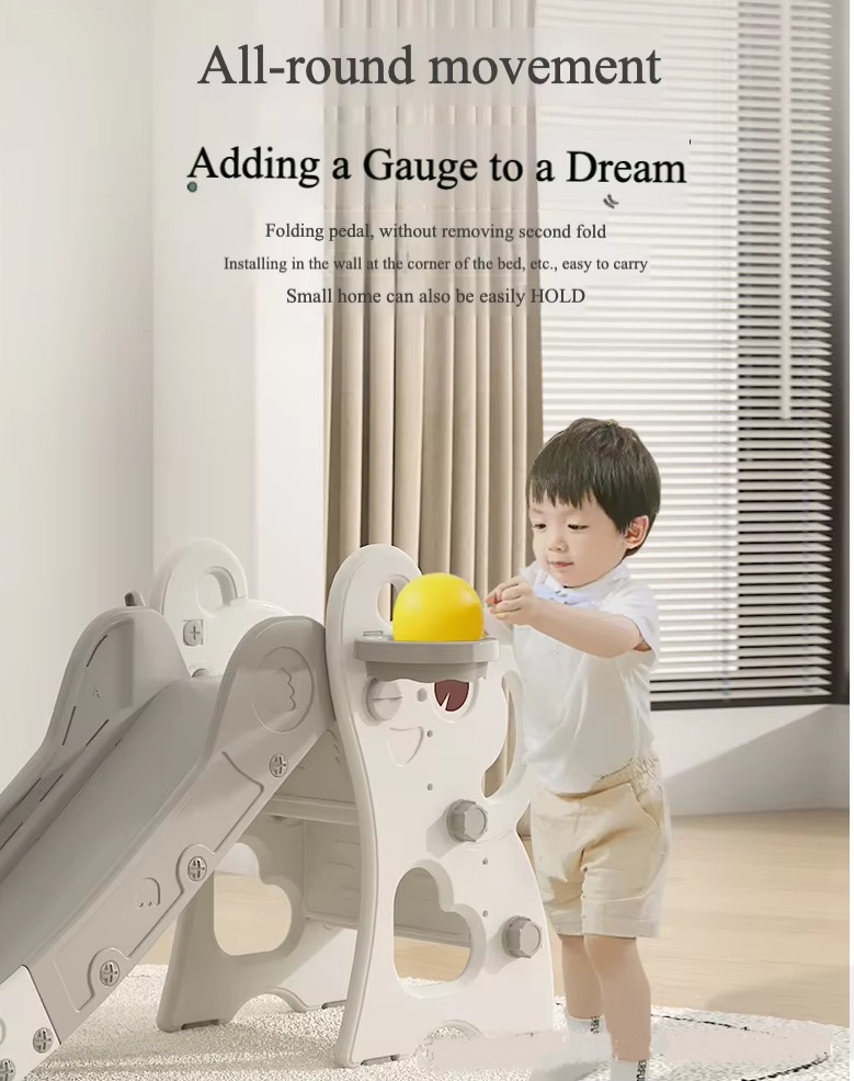 Tobogan pliabil White Elephant cu baschet - imagine 2