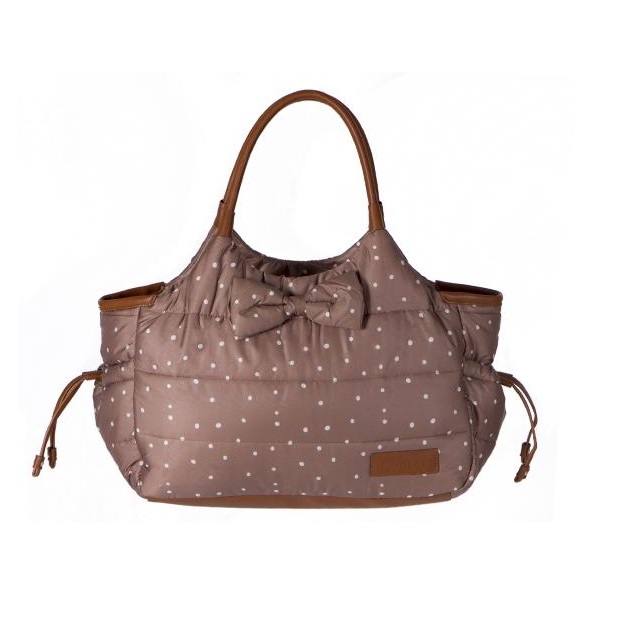 Geanta Mama Bag Dotty Brown Kikkaboo - imagine 2