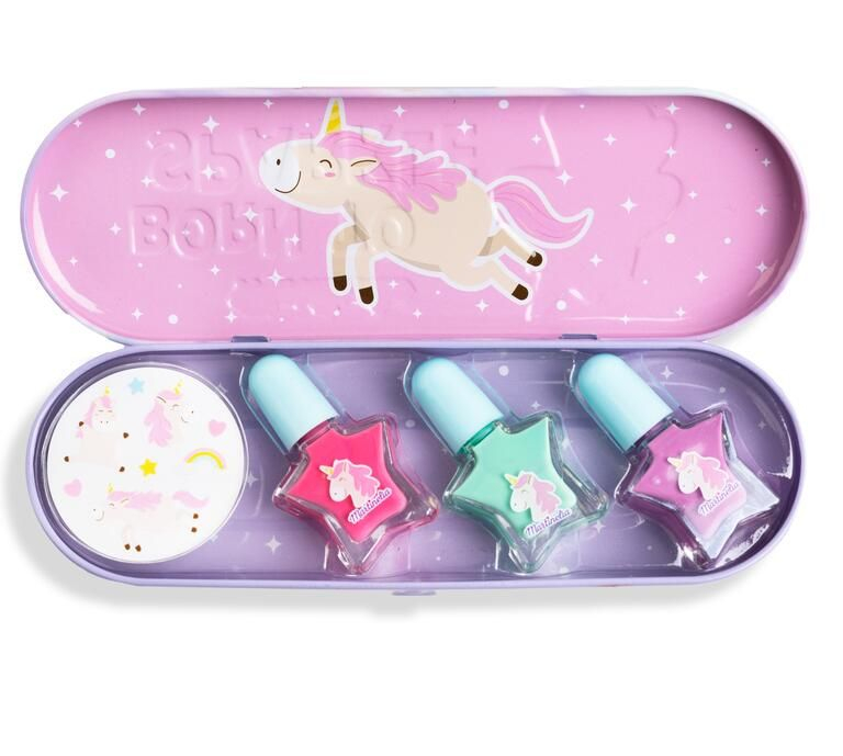 MARTINELIA Set Unicorn 3 Lacuri + Stickers Cutie