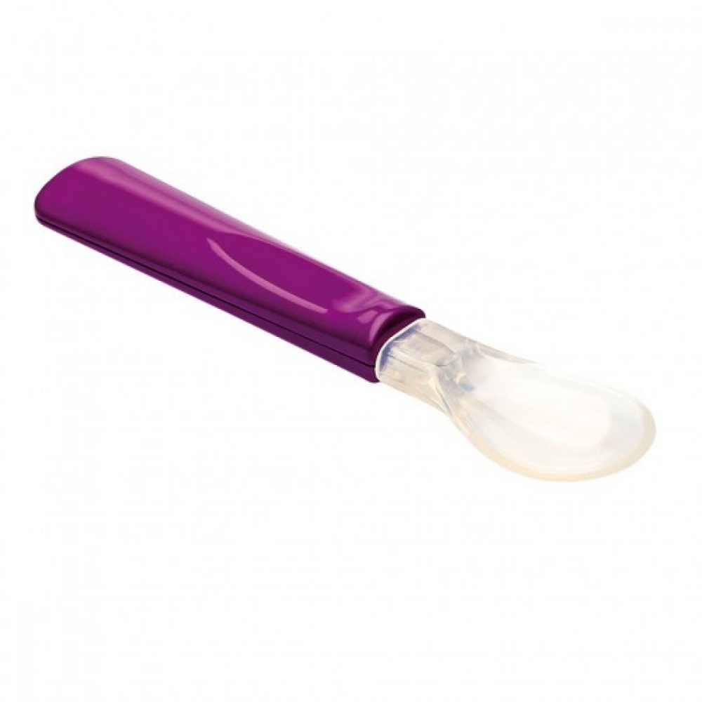 Set 2 lingurițe silicon Thermobaby, diversificare - imagine 2