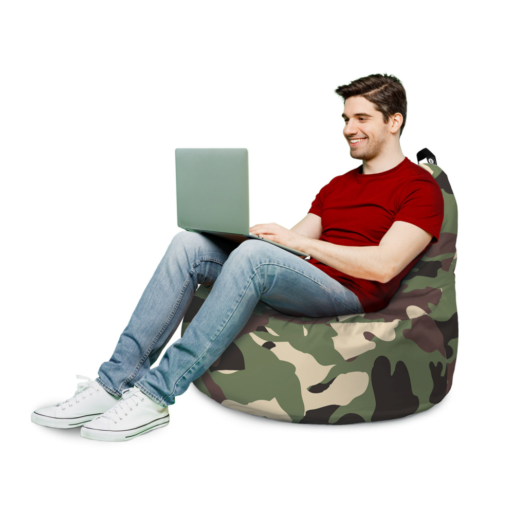 Fotoliu Puf Updeco Big Chill Camuflaj - imagine 3