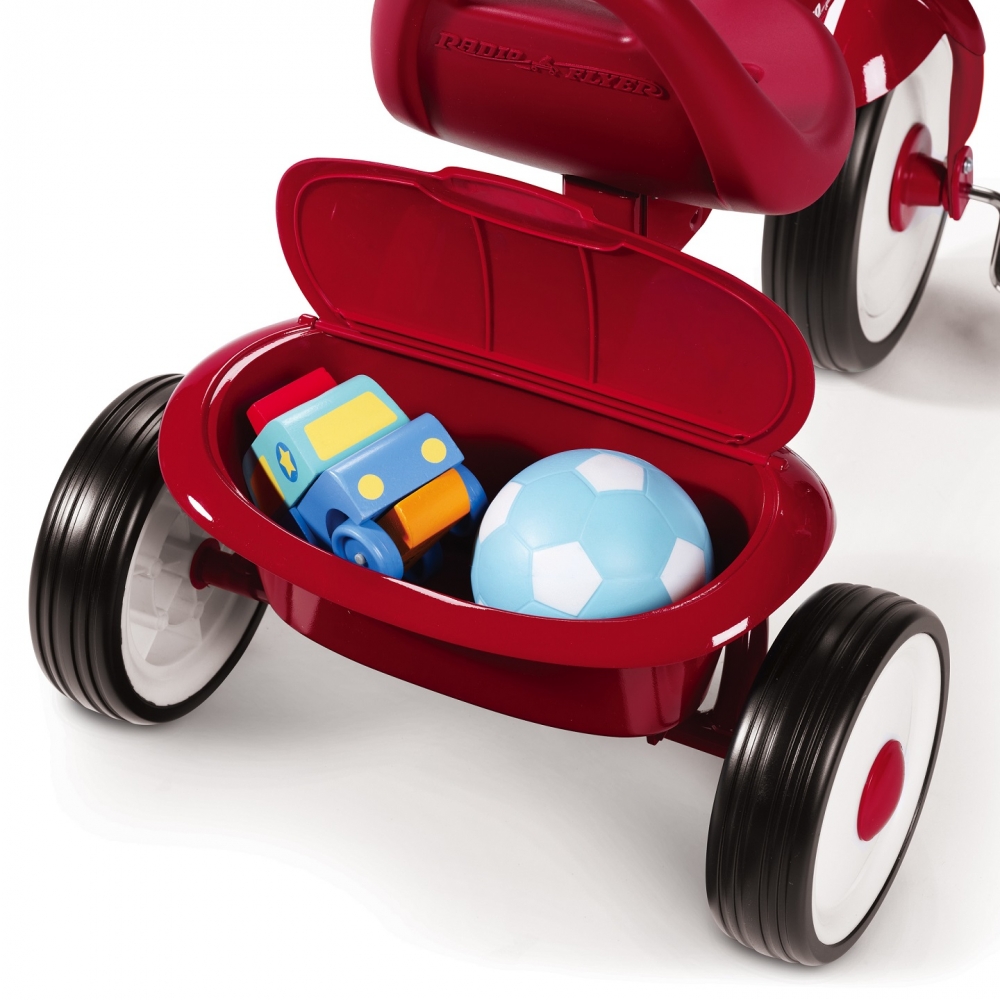 Tricicleta Radio Flyer Fold 2 Go Red, Pliabilă - imagine 3