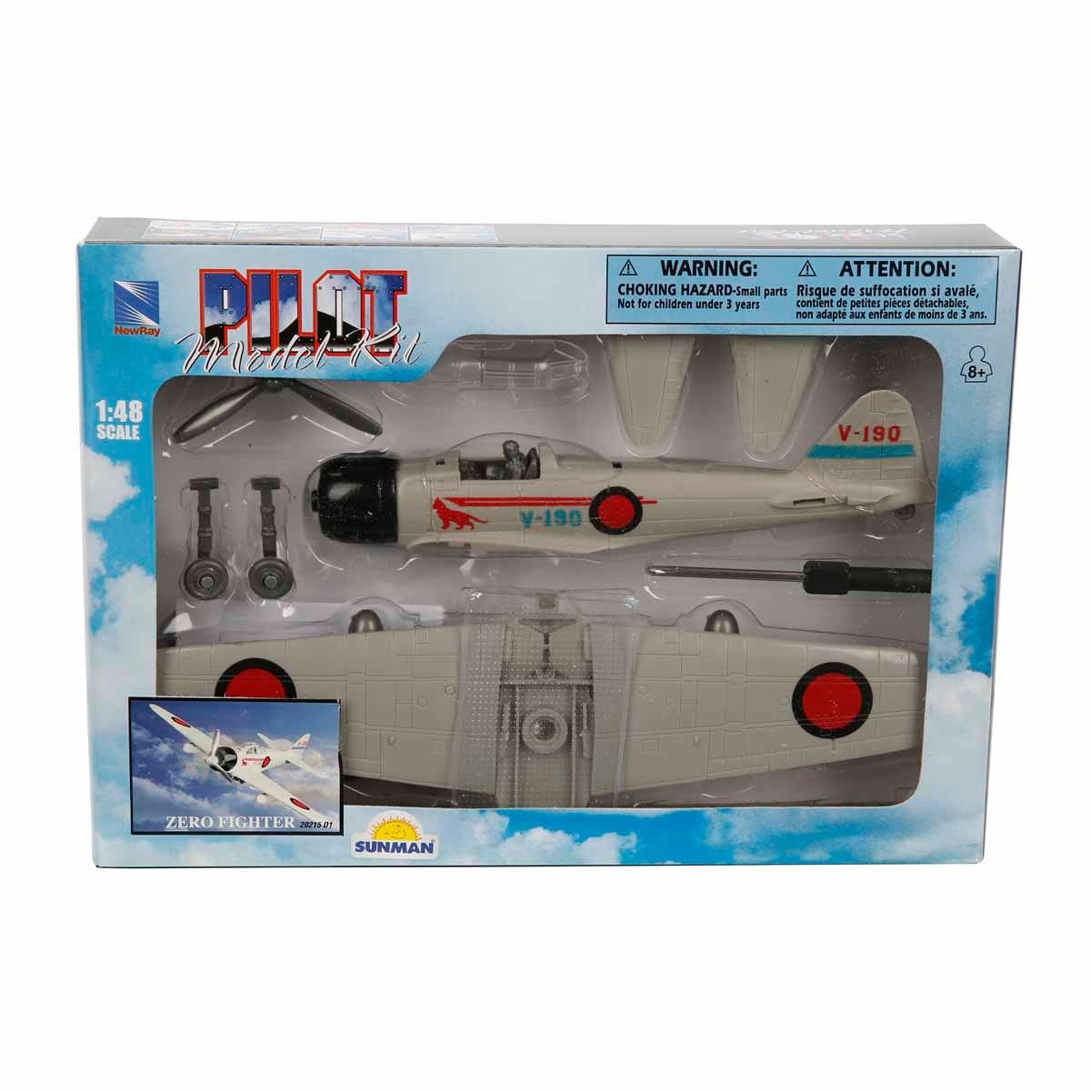 Model Avion Zero Fighter New Ray 1:48