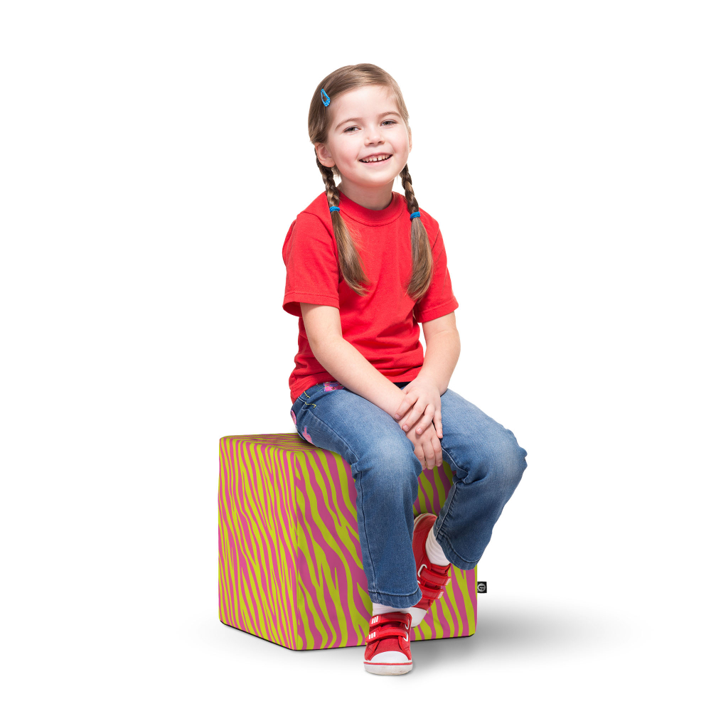 Taburet Cub Updeco Zebra Pink - Confort Premium