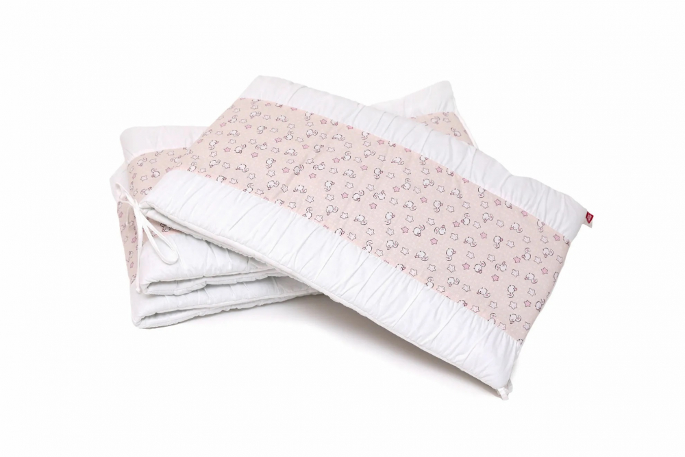 Set protecții KidsDecor Pink Ducks 60x120 cm - imagine 5