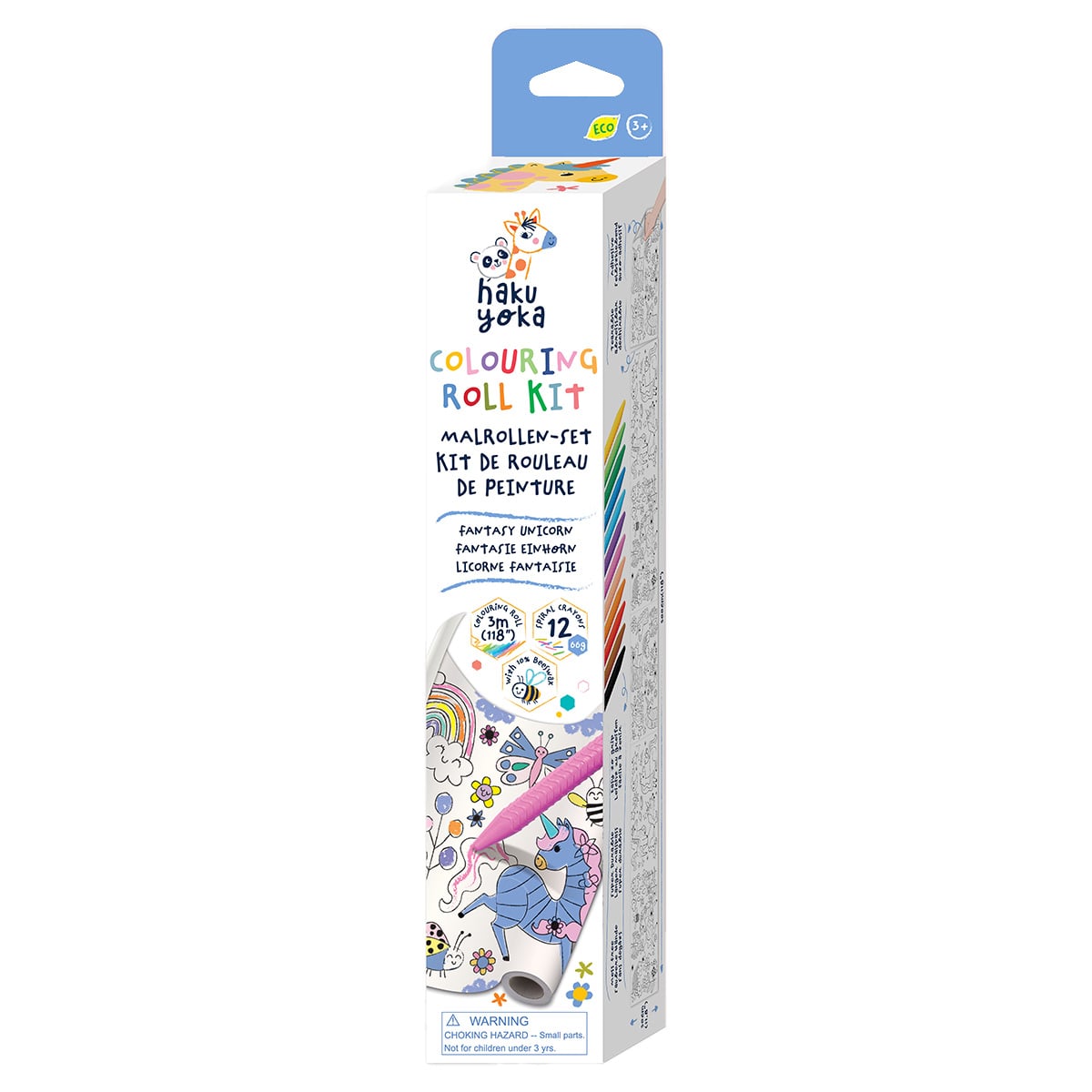 Kit Rola Desen Unicorni Avenir, 3m, 12 Creioane