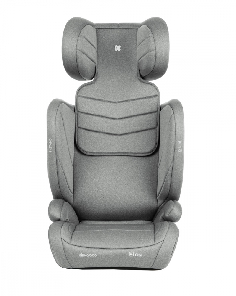 Scaun Auto KikkaBoo i-Stand Isofix, Gri - imagine 3