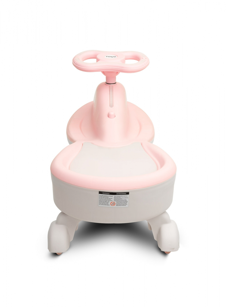 PlasmaCar Toyz Fiesta Roz - Fără Pedale, Cu Muzică - imagine 3