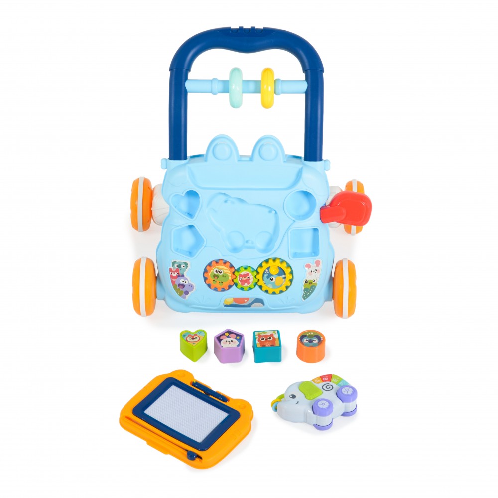 Antepremergator Moni Elephant Blue cu Activitati