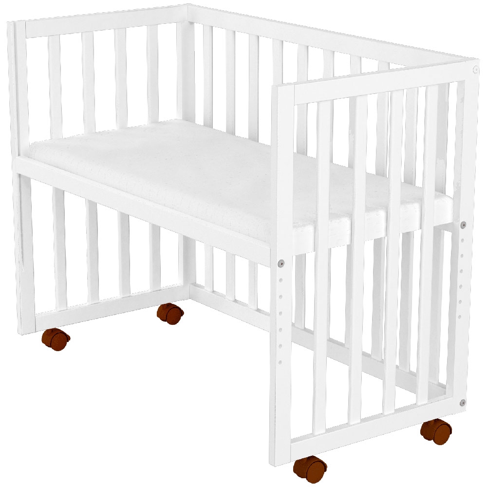 Patut Co-Sleeper Hubners Matei 94x46 cm Alb - imagine 4