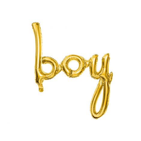 Balon Boy Auriu Party Deco | Decoratiuni Petreceri