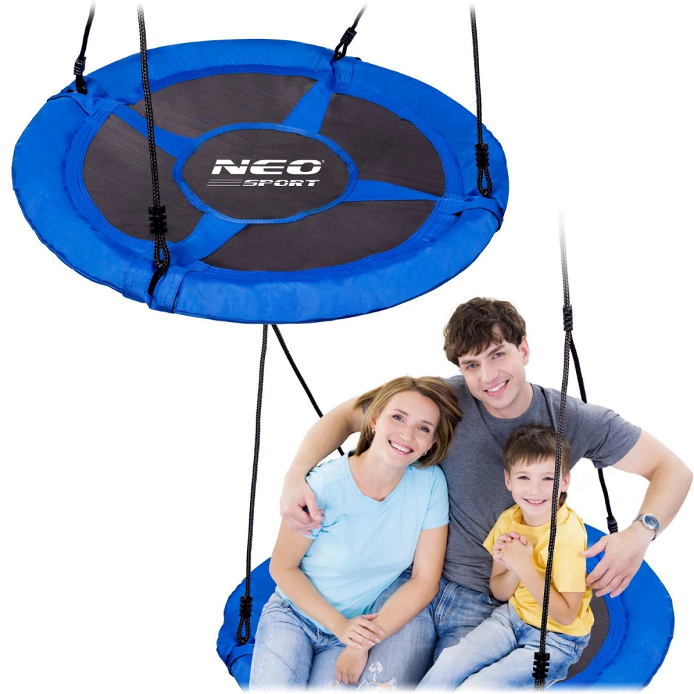 Leagan Cuib XXL Neo-Sport 150kg Albastru - imagine 5