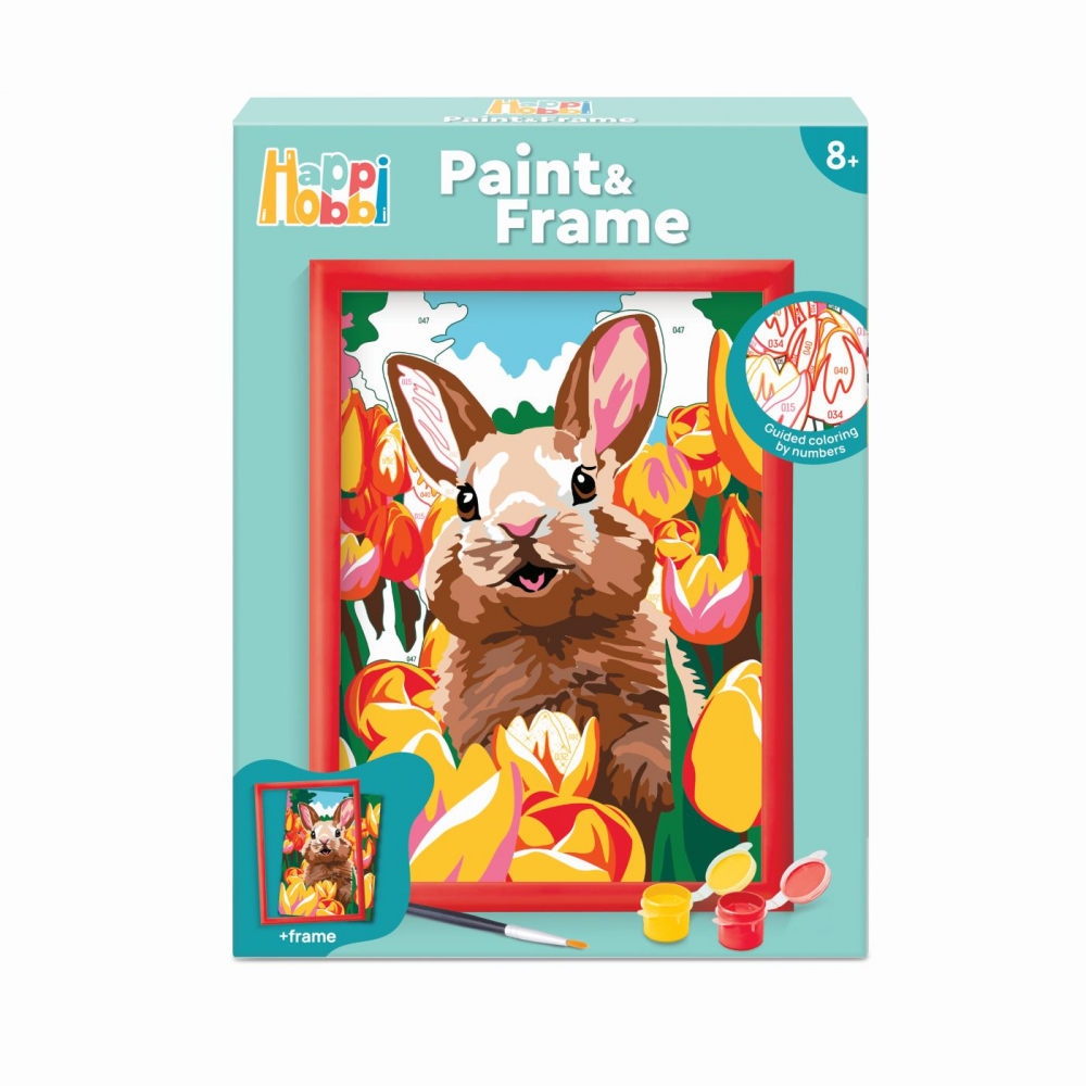 Happi Hobbi Iepure Vesel - Set Pictură și Râmă