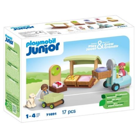 Playmobil Junior Taraba Piata - Jucarie Creativa - imagine 2