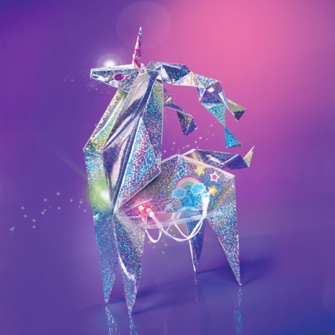 Set Origami Unicorn Holografic cu LED - 4M - imagine 3