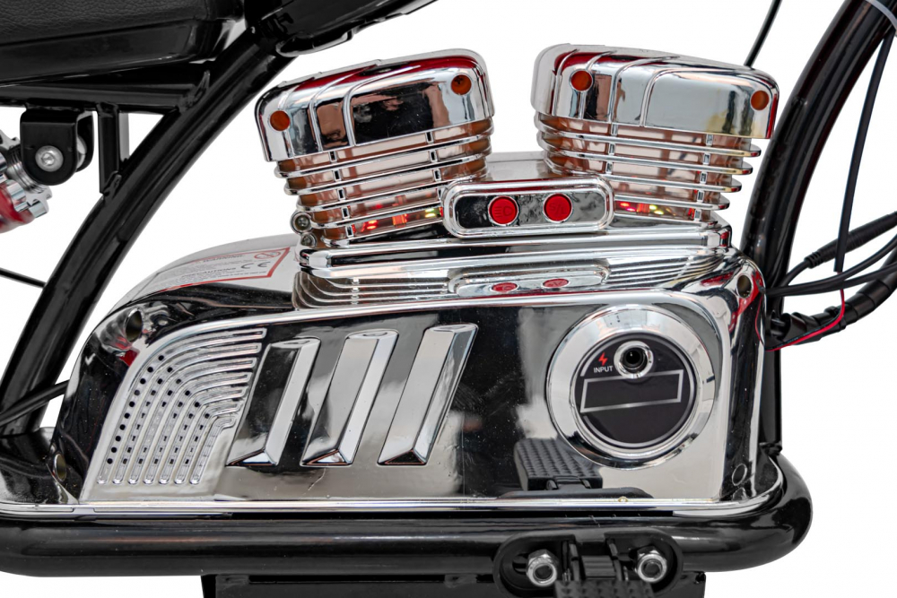 Ramiz Chopper Warrior: Motocicleta Electrica 350W - imagine 4