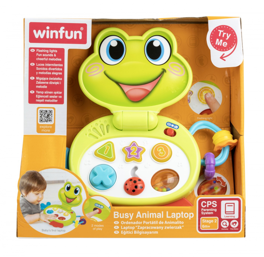 Winfun Laptop Interactiv Brosuta - Educativ si distractiv