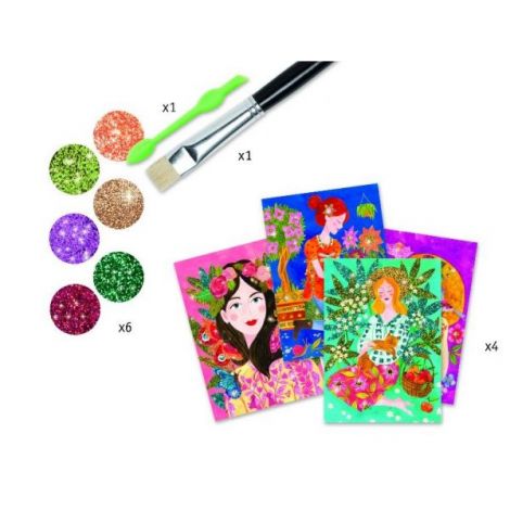 Atelier Sclipici Parfumul Florilor Djeco - imagine 2