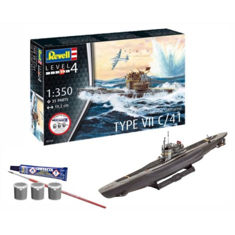 Model Submarin Revell Kit Start | Asamblare Ușoară