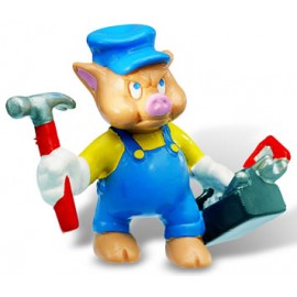Figurina Bullyland Little Pigs Mechanic