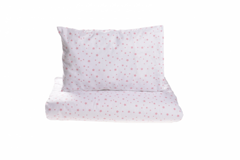 Set Lenjerie 3 Piese Stelute Roz | Confort Family