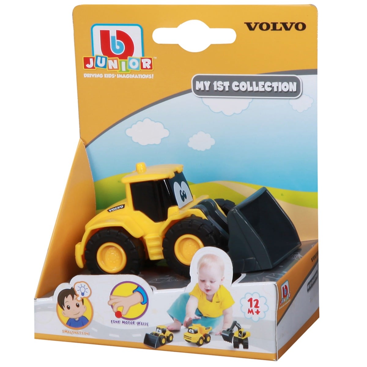 Bburago Junior Volvo Incarcator Frontal 9 cm