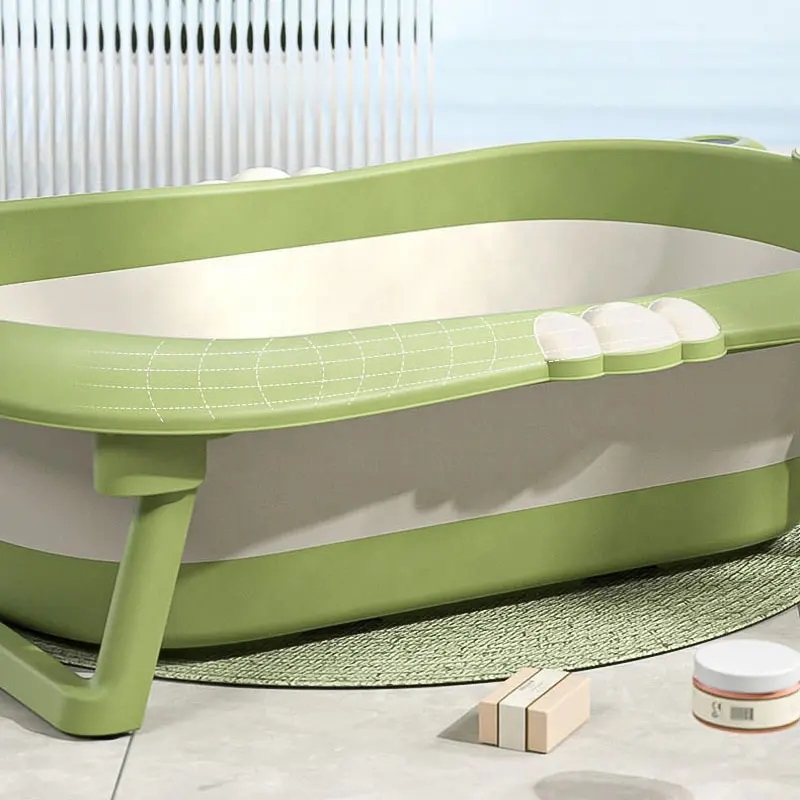 Cadită Pliabilă Little Mom Verde cu Termometru - imagine 8