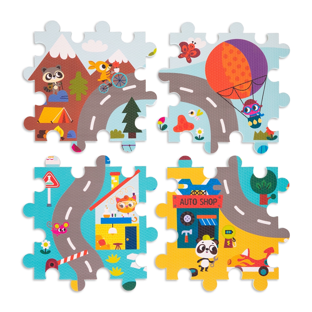 Covor puzzle Orasul Fanteziilor Btoys - imagine 2