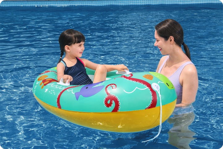 Barca gonflabila Bestway cu manere, 119x79 cm - imagine 7