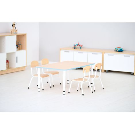 Blat Masă Artar Quadro 120x65 cm Moje Bambino - imagine 4