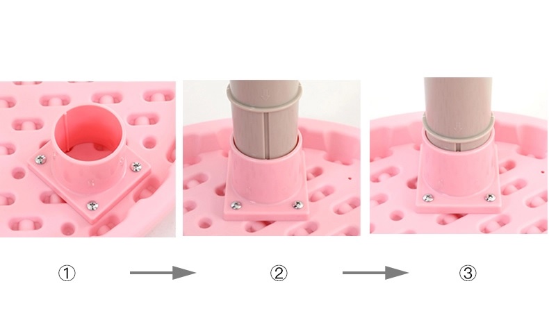 Set Masuta si Scaunel Reglabil Nichiduta Study Pink - imagine 4