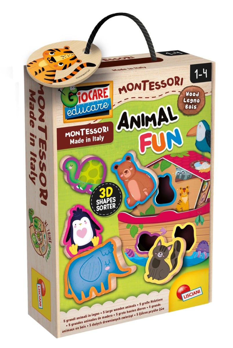Puzzle Lisciani Baby Montessori Animale 5 piese