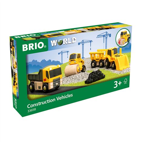 BRIO Set Constructii - Jucarie Educativa Lemn 3+