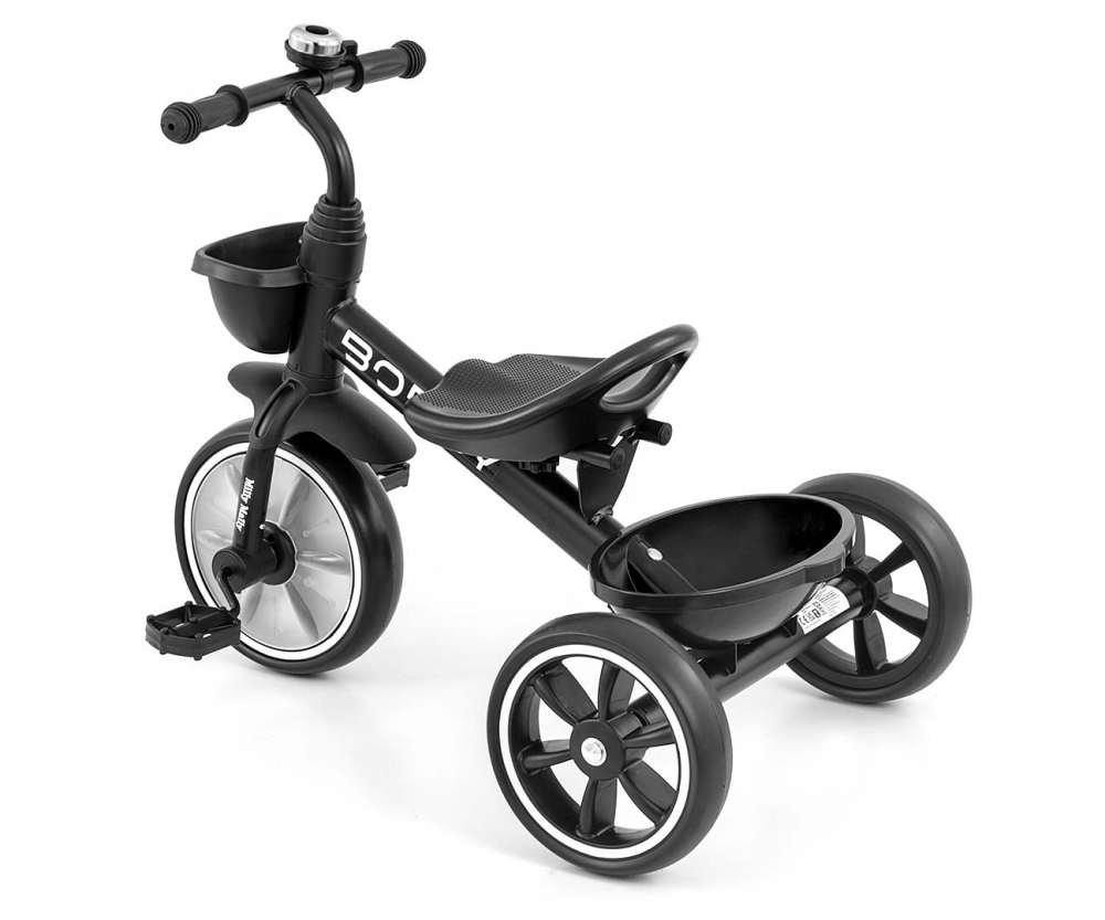 Tricicleta Milly Mally Bobby Black | Siguranță - imagine 2