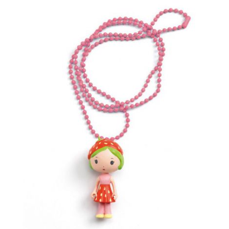 Lantisor Djeco Tinyly Berry - Bijuterie Copii - imagine 2