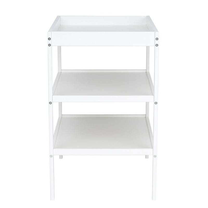 Masuta de schimbat Qmini Alb cu 2 polite - imagine 5